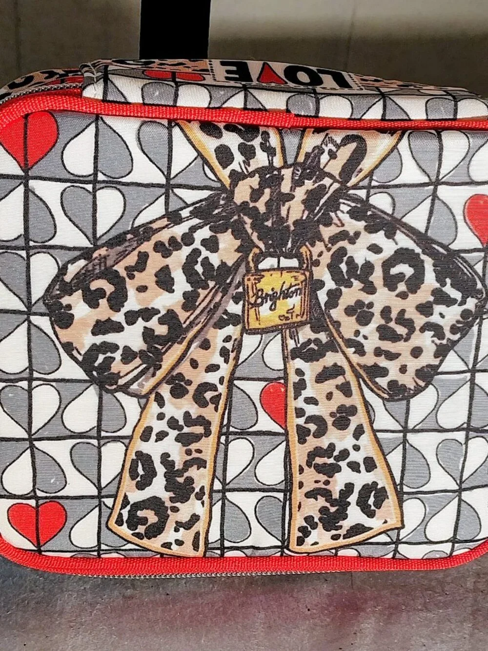 NWT Brighton Wild Love Cosmetic/Jewelry Travel Bag with 2 Pouches 7X6X3
